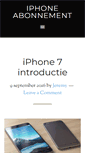 Mobile Screenshot of iphoneabonnement.nl