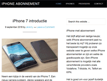 Tablet Screenshot of iphoneabonnement.nl